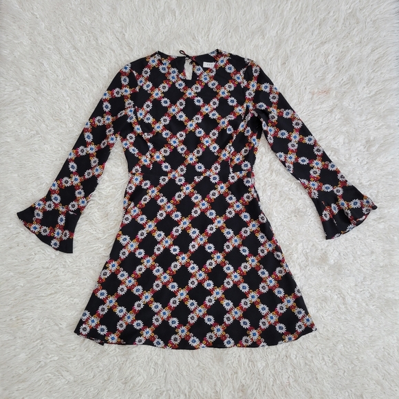 Sandro Paris Rony Silk Floral Dress - Picture 5 of 12